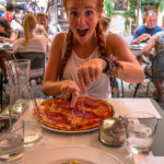 Excited about eating pizza in Roma!